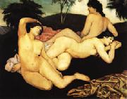Emile Bernard After the Bath France oil painting artist